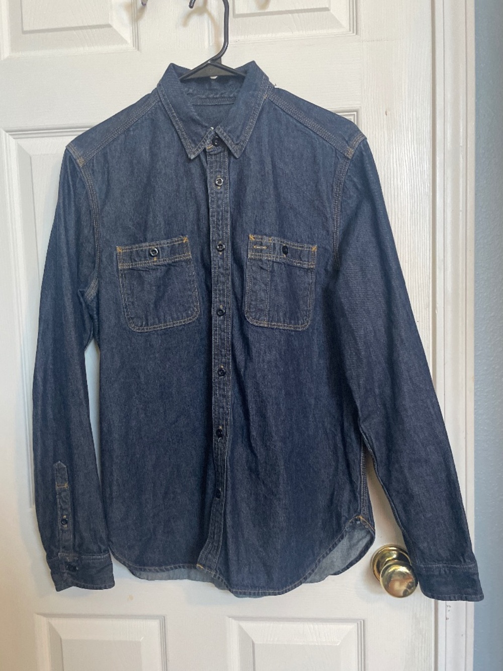 Denim overshirt/jacket, Men’s M